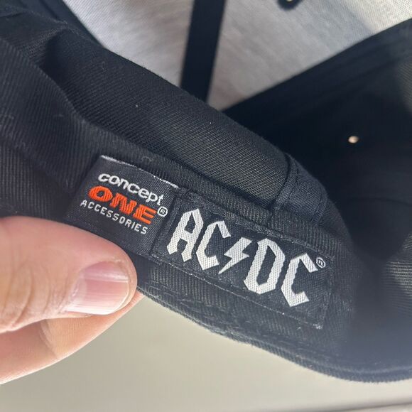 AC/DC Fitted HTH Cap Highway To Hell Hat Flames Fire Concept One Y2K - Picture 8 of 10